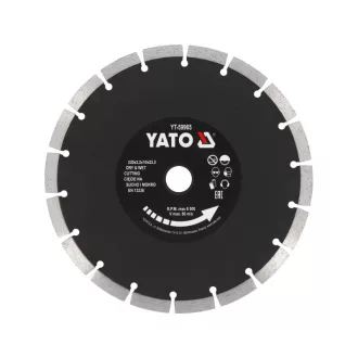   YATO Disc de tăiere cu diamant 230 x 2,2 x 10 x 22,2 mm segmentat