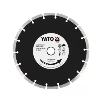   YATO Disc de tăiere cu diamant 230 x 2,7 x 8,0 x 22,2 mm segmentat