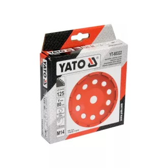 YATO Disc diamantat concav 125 x 22,2 mm
