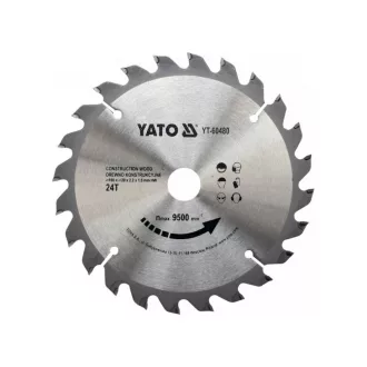 YATO Disc de tăiere pentru lemn 160 x 20 x 1,5 mm / 24T