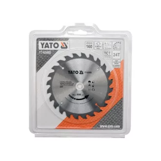 YATO Disc de tăiere pentru lemn 160 x 20 x 1,5 mm / 24T