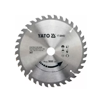 YATO Disc de tăiat lemn 180 x 20 x 1,8 mm / 36T