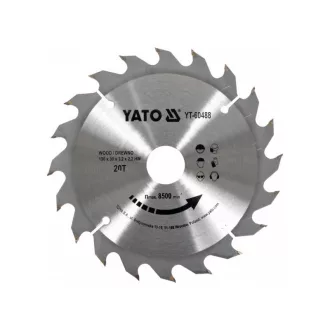YATO Disc de tăiere pentru lemn 190 x 30 x 2,2 mm / 20T