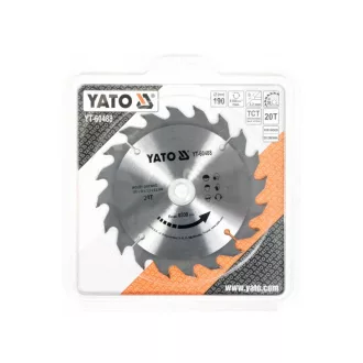 YATO Disc de tăiere pentru lemn 190 x 30 x 2,2 mm / 20T