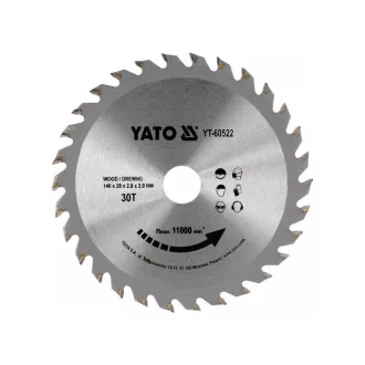 YATO Disc de tăiere pentru lemn 140 x 20 x 2,0 mm / 30T