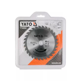 YATO Disc de tăiere pentru lemn 140 x 20 x 2,0 mm / 30T