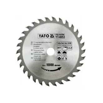 YATO Disc de tăiere pentru lemn 140 x 16 x 2,0 mm / 30T