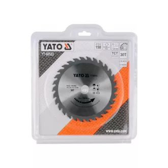 Disc de tăiere pentru lemn YATO, 150 x 20 x 2,0 mm / 30T