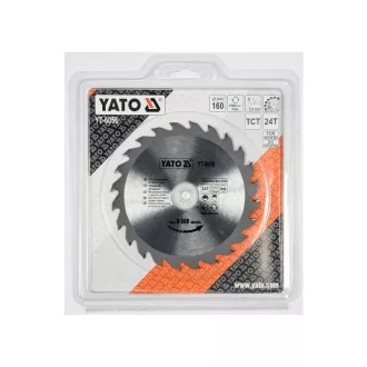 YATO Disc de tăiere pentru lemn 160 x 30 x 2,0 mm / 24T