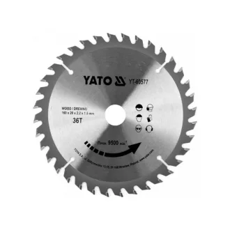 YATO Disc de tăiere pentru lemn 160 x 20 x 1,5 mm / 36T