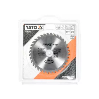 Disc de tăiere pentru lemn YATO 160 x 30 x 2,0 mm / 36T
