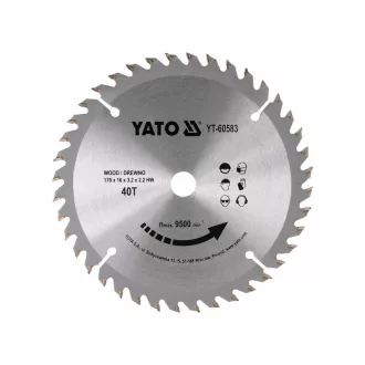 YATO Disc de tăiere pentru lemn 170 x 16 x 2,2 mm / 40T