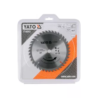 YATO Disc de tăiere pentru lemn 170 x 16 x 2,2 mm / 40T