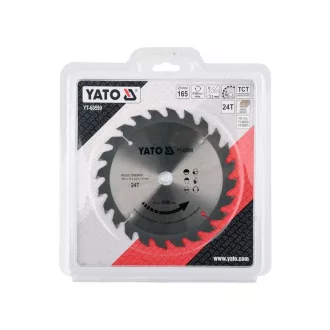 YATO Disc de tăiere pentru lemn 165 x 16 x 1,5 mm / 24T