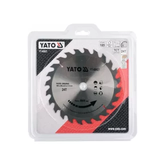 YATO Disc de tăiere pentru lemn 185 x 20 x 1,5 mm / 24T