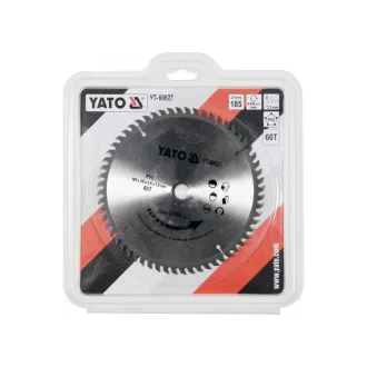 Disc de tăiere pentru PVC YATO 185 x 20 x 1,5 mm / 60T