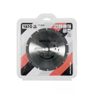   YATO Disc de tăiere pentru lemn cu cuie 185 x 20 x 2,4 mm / 14T