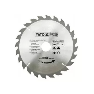 YATO Disc de tăiere pentru lemn 200 x 30 x 2,2 mm / 24T