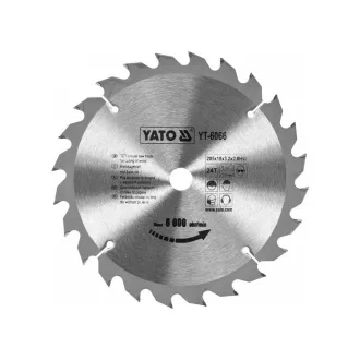 YATO Disc de tăiere pentru lemn 205 x 18 x 2,0 mm / 24T