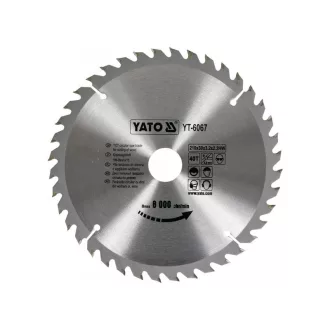 YATO Disc de tăiere pentru lemn 210 x 30 x 2,2 mm / 40T