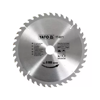 YATO Disc de tăiere pentru lemn 250 x 30 x 2,2 mm / 40T