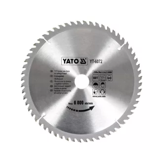 YATO Disc de tăiere pentru lemn 250 x 30 x 2,2 mm / 60T