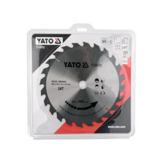 YATO Disc de tăiere pentru lemn 305 x 30 x 2,2 mm / 24T