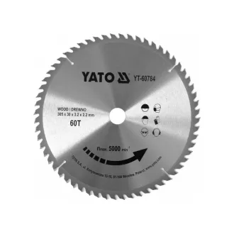YATO Disc de tăiere pentru lemn 305 x 30 x 2,0 mm / 60T