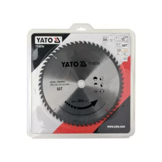 YATO Disc de tăiere pentru lemn 305 x 30 x 2,0 mm / 60T