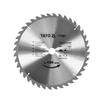 YATO Disc de tăiere pentru lemn 350 x 30 x 2,5 mm / 40T