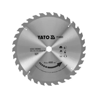 YATO Disc de tăiere pentru lemn 400 x 30 x 2,8 mm / 32T