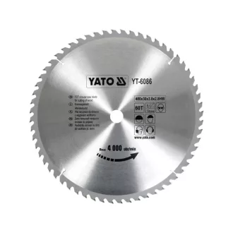 YATO Disc de tăiere pentru lemn 400 x 30 x 2,8 mm / 60T