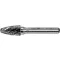 YATO Freză turbionată pentru metal, 10 mm, cilindrică încovoiată