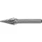 Freză de turbină pentru metal YATO, 10 mm, ascuțită