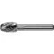YATO Freză turbionată pentru metal, 10 mm, cilindrică, cu cap sferic încovoiat