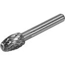 YATO Freză turbionată pentru metal, 10 mm, cilindrică, cu cap sferic încovoiat