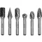 YATO Set freze turbo 6 piese pentru metal și aluminiu