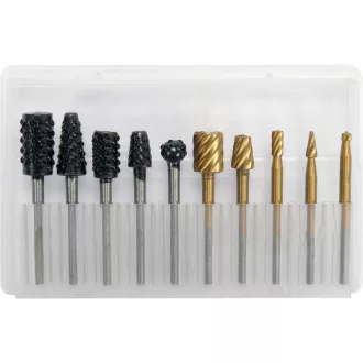 YATO Set freză turbo 10 bucăți (3,2 mm tijă)