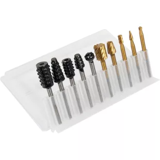 YATO Set freză turbo 10 bucăți (3,2 mm tijă)