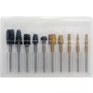YATO Set freză turbo 10 bucăți (3,2 mm tijă)