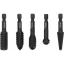YATO Set de freze turbo pentru lemn cu 5 piese cu prindere de bit