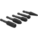 YATO Set de freze turbo pentru lemn cu 5 piese cu prindere de bit