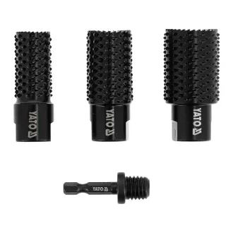   YATO Cap de șlefuit cu racletă pentru polizor unghiular cu adaptor