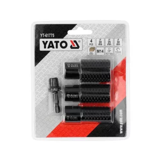   YATO Cap de șlefuit cu racletă pentru polizor unghiular cu adaptor