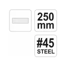 YATO Manșon plat 250 mm / # 45 grosier