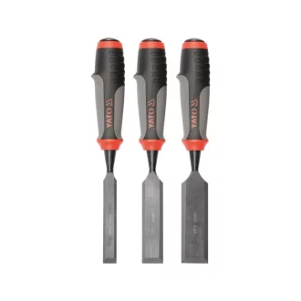   YATO Set dalta pentru lemn, 3 piese, cu mâner din plastic 16-32 mm