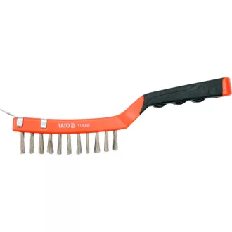 YATO Perie de sarma cu racleta inox 4 randuri 260 mm