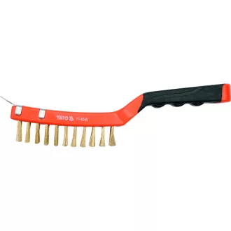 YATO Perie de sarma cu racleta din cupru 4 randuri 290 mm