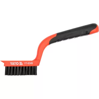   YATO Perie de sârmă cu mâner din plastic cu 5 linii de nailon 180 mm