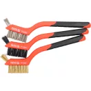 Set de perii de sârmă YATO cu 3 părți mâner din plastic de 180 mm